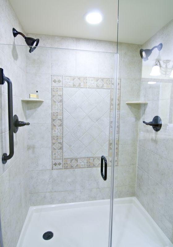 Modern Shower Being Installed